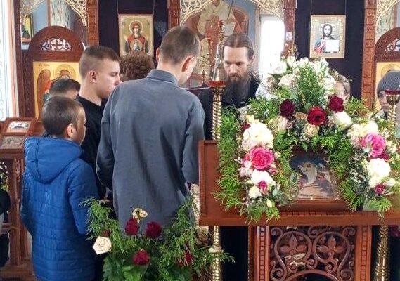 Учащиеся Капланецкой СШ-сад посетили храм св. вмч. Георгия Победоносца в агрогородке Селиба